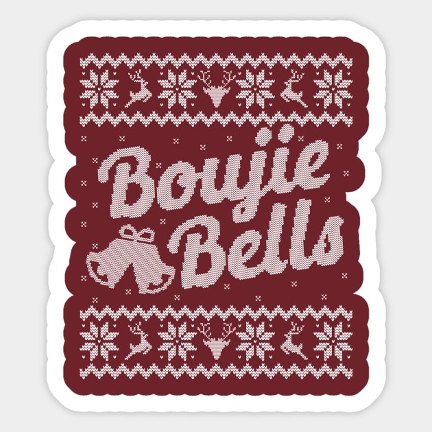 Ugly Christmas Sweater Boujie Bells Sticker by HolidayoftheWeek